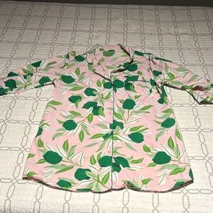 Printfresh Pink and Green Floral Sleepshirt